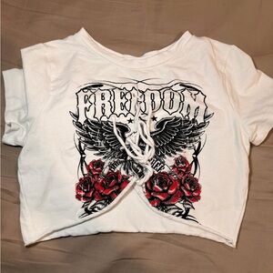 Biker rocker crop tops 4 pack